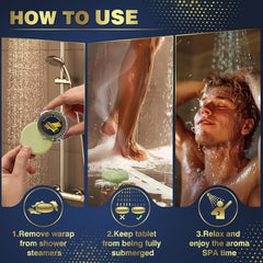 Gifts for Men: Shower Steamers Aromatherapy Men Birthday Gifts, Self Care Bath Bombs SPA Stress Relief, Gifts for Valentines, Thanksgiving, Christmas, Advent Calendar 2025 (8 Pack)