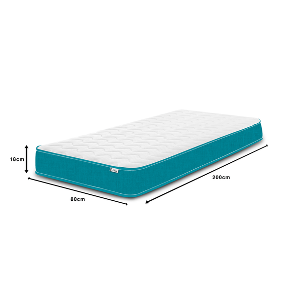 18CM Deep Colour Essential Hybrid Open Coil Spring Mattress