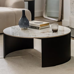 Gallery Marzio White Marble Coffee Table