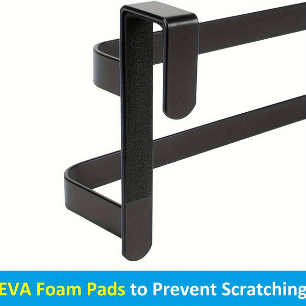 1pc/2pcs Kitchen Cabinet Towel Rack, Double Kitchen Towel Rack