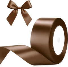 G2PLUS White Stain Ribbons - 22M Thick Fabric Gift Wrap Ribbons for Crafting, Wedding & Valentine'S Day Decoration