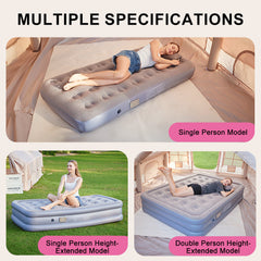 1 Pcs Self-Inflating Air Mattress, designed for outdoor camping enthusiasts and family camping, features fast self-inflation, lightweight, portability and foldability, and is equipped with a portable storage bag + non-slip bottom pattern. Ideal for campin
