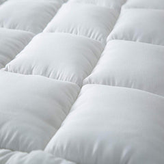 4As Microfibre Mattress Topper 4 Inch/10cm 1100 GSM Heavy Fill Super Soft and Fluffy Hand Filled Single Double King Super King Box Stitched
