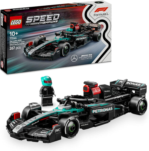 LEGO Speed Champions Ferrari SF-24 F1 Race Car Toy - Model Kit W/A Formula 1 Driver Minifigure - Gift for 10+ Year Old Boys, Girls & Adult Motorsport Fans - Christmas Treat - 77242