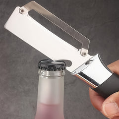 Multi-Functional Vegetable Peeler, 2-in-1 Fruit Veggie Peeler and Bottle Opener, Stainless Steel Blade Peelers for Kitchen