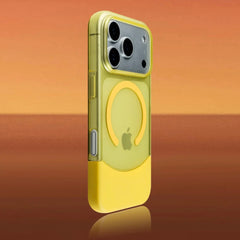 Phone Case - Elegant Split Hard Matte Design for Pro Models 17, 16, 15, 14, And 13, Featuring Ultra-Thin Magnetic Protection