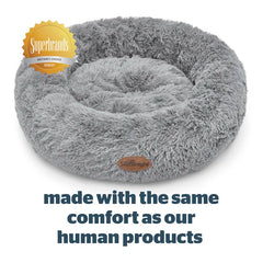 Calming Plush Donut Pet Bed