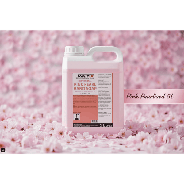 Janit-X Professional Luxury Pink Pearlised Hand Soap 5L Refill Bottle