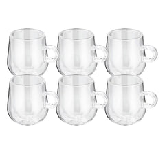 Judge Double Walled Latte Glass Set, 275Ml, 6 Pack