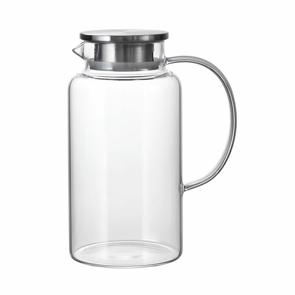 King Crystal Pitcher and Glass Set, 5 Piece