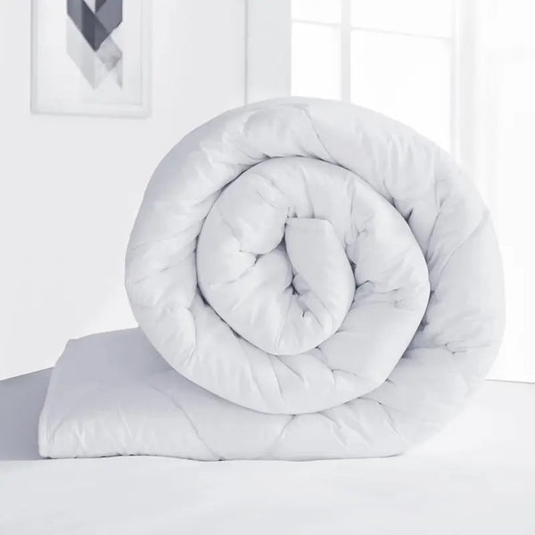 Luxury Hotel Style 1pc Duvet Quilt Insert Comforter Heavy Filling Breathable Fluffy– All Seasons Comfort – Lightweight Summer to Warm Winter – 4.5 10.5 13.5 15 Tog – Single Double Super King Bedding Size