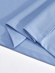 Men's 2pcs Set: Long-Sleeve Shirt and Drawstring Pants - Clean, Comfortable, Breathable