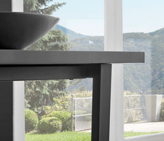 Industrial Design White & Grey Marble Effect Melamine Dining Table and 2 Velvet Dining Chairs