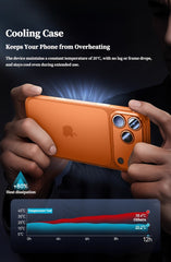 Phone Case - Sleek Case for Iphone 17 Pro Max with Matte Texture And Heat Dissipation Features, High-Quality Protective with Complete Lens Coverage, Drop-Resistant Design for Both Men And Women, Minimalist Phone Case
