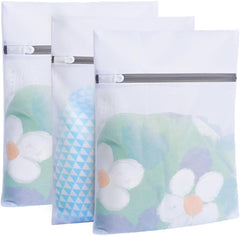BAGAIL Mesh Laundry Bags, Washing Machine Wash Bags, Reusable and Durable Mesh Wash Bags for Delicate Blouse, Hosiery, Underwear, Bra, Lingerie and Baby Clothes, Great for Travel Storage Organization