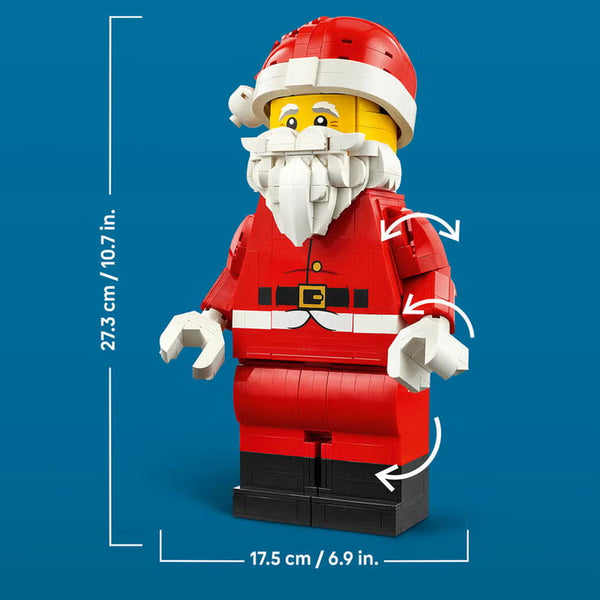 LEGO Iconic Up-Scaled Santa Minifigure - Model 40820 (10+ Years)
