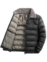 Men'S Jacket Autumn And Winter New Jacket Middle-Aged Thickened Warm Top Men'S Clothing