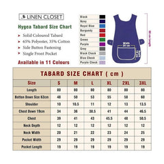 Tabard Apron | Aprons for Men, Women, and Ladies | Professional Cooking Aprons with 2 Pockets | Adjustable Kitchen Apron for Baking, BBQ, Grilling, Gardening, Crafting, Cleaning, Painting, Barista, Restaurant Work | Cute & Stylish Gift Apron for Mom, Sist