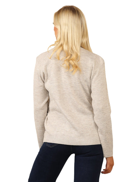 Ladies Twin Set Floral Sweater Womens Knitted Tank Top Cardigan Jumper