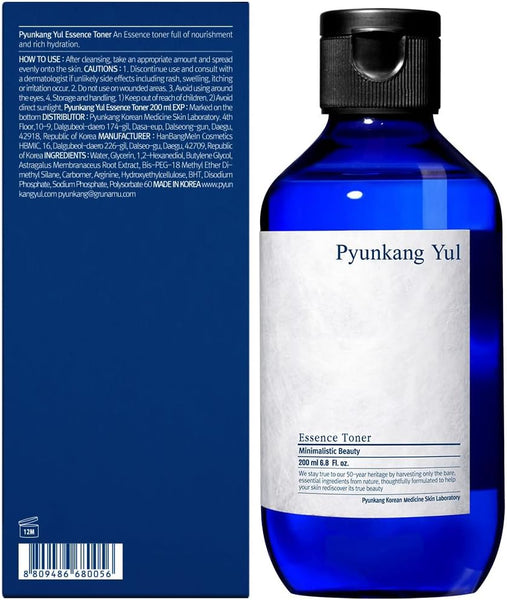 [PKY] Pyunkang YUL Essence Toner for Deep Hydration, Highly Concentrated Essence Facial Toner, Only 7 Ingredients, Zero-Irritation, Korean Skincare, (3.4 Fl. Oz, 200Ml)