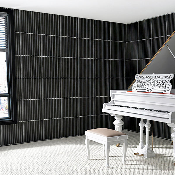 12pcs High-Density Studio Soundproofing Panels Speaker Isolation Pads Foam Mats Recording Soundproofing Materials. Suitable for Home Theater/Studio/Office, Black/White, Dimensions 30 X 30 X 2.5cm