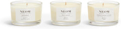NEOM- Wellbeing Candle Trio Gift Set | Perfect Night'S Sleep, Real Luxury & Happiness Travel Candle | Essential Oil Blend