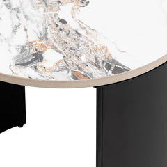 Gallery Marzio White Marble Coffee Table