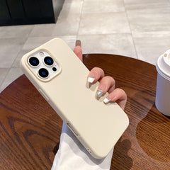 Phone Case: Phone Case - Suitable for Apple 16 Pro Max Phone Case, iPhone 17 Pro Max iPhone 16 iPhone 15 with a Skin-Like Pure Color Soft for 14/13/12/11.