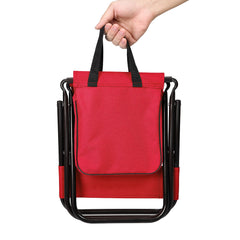 1PC Folding Chair with Storage, Foldable Fishing Seat Lightweight Chair, Portable Chair Home, Small/Large More Colors