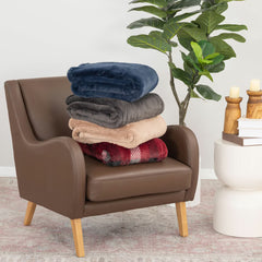 Berkshire Luxe Faux Fur Heated Throw in 3 Colours, 127 X 152 Cm