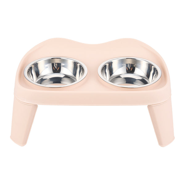 Dog Bowls with Stand, Adjustable Raised Dog Bowl for Large Dogs, Dog Feeding Station with 2 Stainless Steel Dog Bowls, Non-Slip elevated dog bowls
