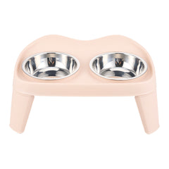 Dog Bowls with Stand, Adjustable Raised Dog Bowl for Large Dogs, Dog Feeding Station with 2 Stainless Steel Dog Bowls, Non-Slip elevated dog bowls