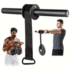 Iron Wrist Forearm Strengthener Muscle Training Stick Strength Equipment Black Universal Size Power Fitness Outdoor Sports Gear