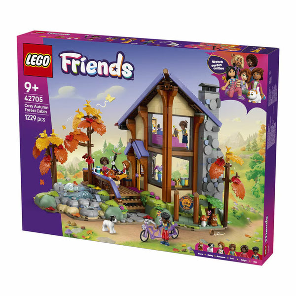 LEGO Friends Cozy Fall Forest Cabin - Model 42705 (9+ Years)
