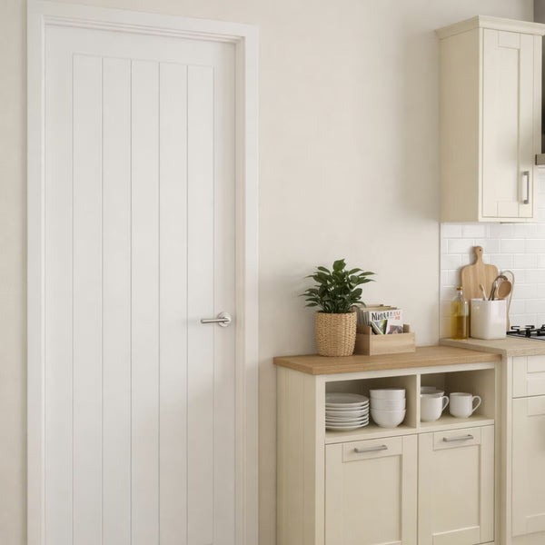 Mendes Internal Prefinished Internal Door - White Primed Mexicana 35 X 1981 X 762Mm