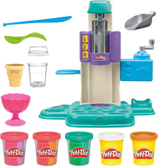 Play-Doh Rainbow Swirl Ice Cream Playset for Toddlers, Non-Toxic Modelling Compound Set, Crafts for Kids, Creative Toys for 3+ Year Olds