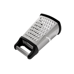 Envenzo Grater with Integrated Container 4-Sided Stainless Steel Graters for Parmesan Cheese, Lemon, Vegetables for Kitchen