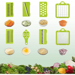 14-in-1 Safe Chopper Vegetable Cutter, Onion Chopper, Veggie Chopper, Chopper, Food Chopper, Food Chopper Manual Hand, Vegetable Slicer, Vegetable Chopper, Kitchen Gadgets, Vegetable Cutter