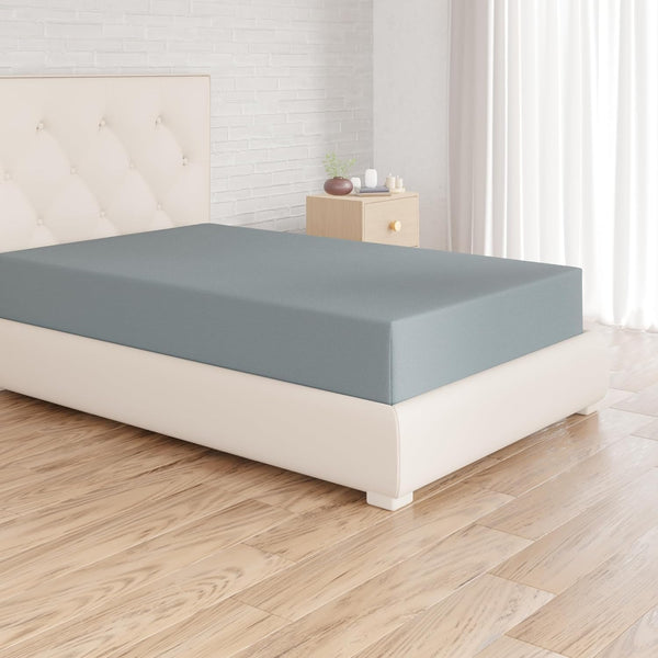 Amazon Basics Soft Microfibre Single Fitted Sheet, Deep Pocket 12 Inch (30 Cm), White