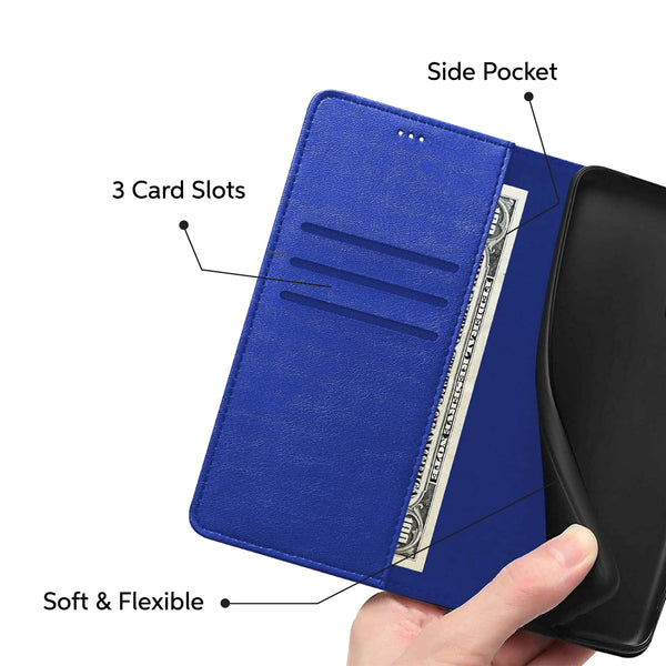 Luxury Case for iPhone 16 Pro Max Plus, 15 Pro Max Plus, 14 Pro Max Plus, 13 Pro Max mini, 12 Pro Max Mini, 11 Pro Max XS MAX XS X SE 8 Plus 7 Plus 6 6S PlusLeather Phone Case Cover, PU Faux Leather Wallet Book Folio Flip Magnetic Shockproof Case with Car