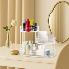 3-Layer Desktop Storage Rack - Iron Fruit Basket & Vegetable Organizer for Kitchen Dining Table, Space Saving Metal Storage Rack