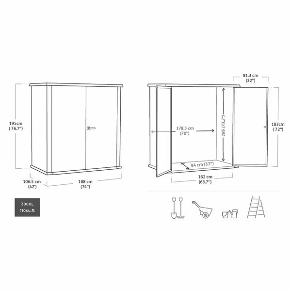 Keter Cortina 6Ft 4