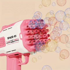 Boys And Girls Handheld Bubble Machine Outdoor Sports Play Blowing Bubbles Toy, Without Bubble Liquid, Without Battery, Holiday Gift