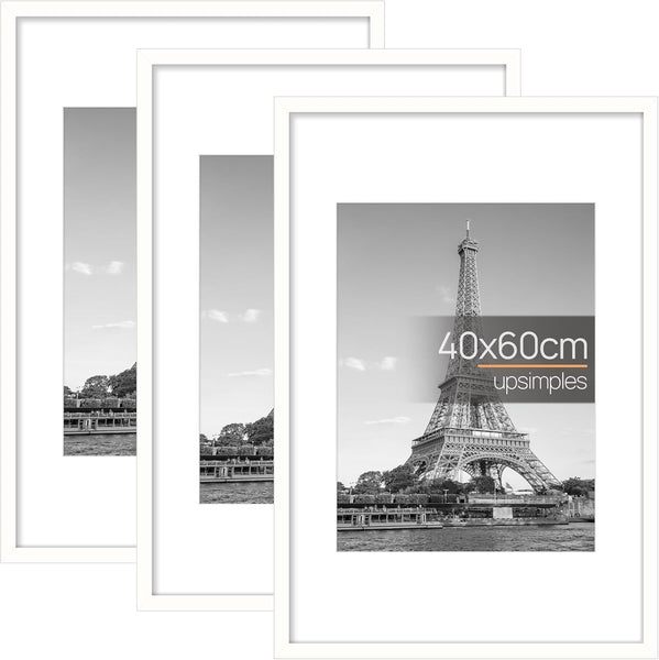 3 Pack A4 Picture Frame, A4 Black Picture Frames 21 X 29,7 Cm, Frame Wall Hanging Landscape or Portrait Orientation