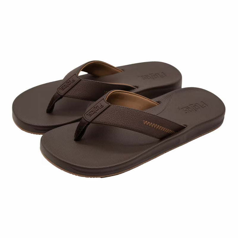 Flojos Mens Eves Flip Flop in Brown