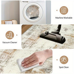 1pc Hallway Runner Rug Non Slip Carpet Runners 80x300cm Modern Abstract Hall Runner Carpet Runner Washable Kitchen Rugs for Hallway Entryway Kitchen Bedroom