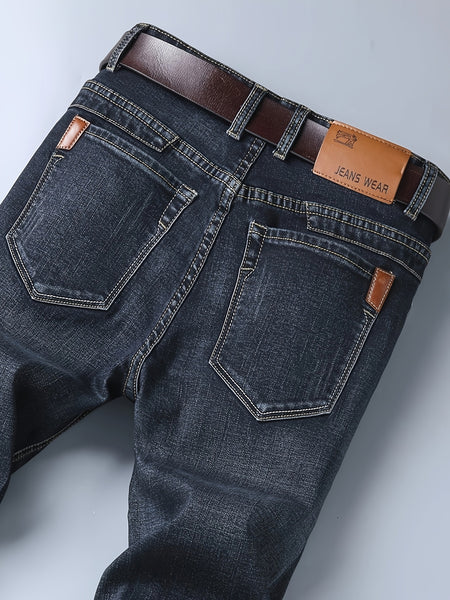 New Summer Men's Denim Business Pants for Men