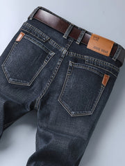 New Summer Men's Denim Business Pants for Men