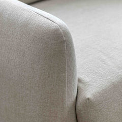 Gallery Oakwood Natural 3 Seater Fabric Sofa