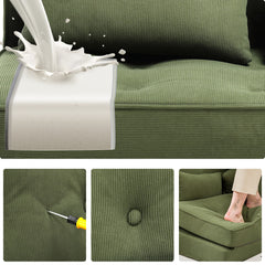 Folding Sofa Bed Adjustable Lazy Tatami Sofa Convertible Floor Couch 5 Levels Adjustable Backrest Lounge Chaise for Living Room Bedroom Guest Room